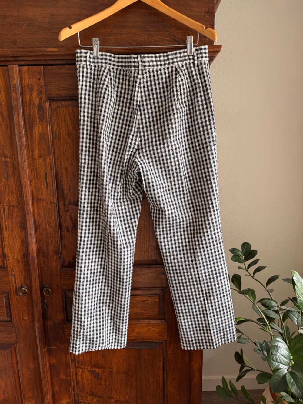 Lauren Ralph Lauren Black and White Gingham Pants - Picture 4 of 7